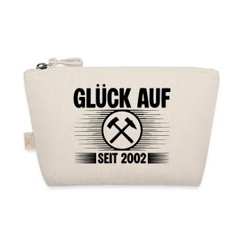 Glueck auf seit 2002 - Bio-Täschchen - Natur - Vorne