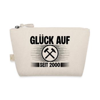 Glueck auf seit 2000 - Bio-Täschchen - Natur - Vorne