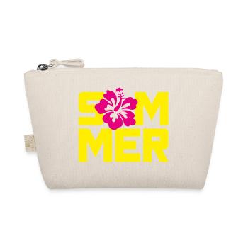 Summer Hawaii Blossom Holiday Holiday Flower Power Sun - Organic Pouch - nature - Front