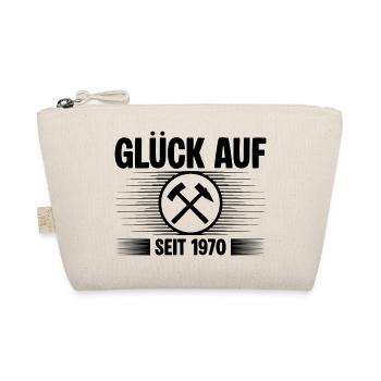 Glueck auf seit 1970 - Bio-Täschchen - Natur - Vorne