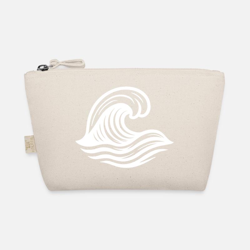 Welle Symbol Ozean - Bio-Täschchen - Natur