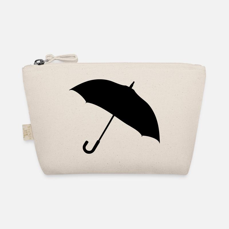 Classic Umbrella Silhouette Organic Pouch