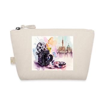 Appareil photo argentique vintage devant les toits de Berlin - Trousse biologique - nature - Devant