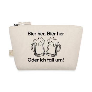 Bees here, Bees here - oder ich fall um! - Organic Pouch - nature - Front