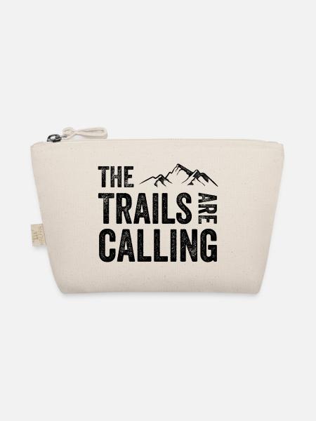 The Trails Are Calling - Organic Pouch - nature - Front