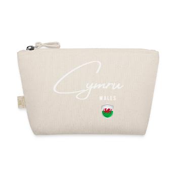 Wales, minimalist sleek design - Organic Pouch - nature - Front