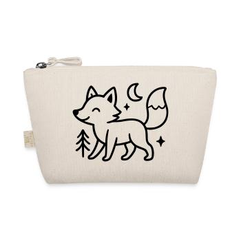 The Little Fox Under the Moon - Organic Pouch - nature - Front