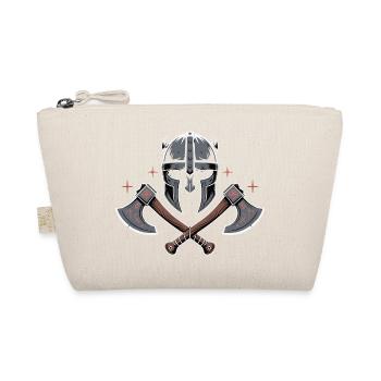 Casque et haches de style barde viking - Trousse biologique - nature - Devant