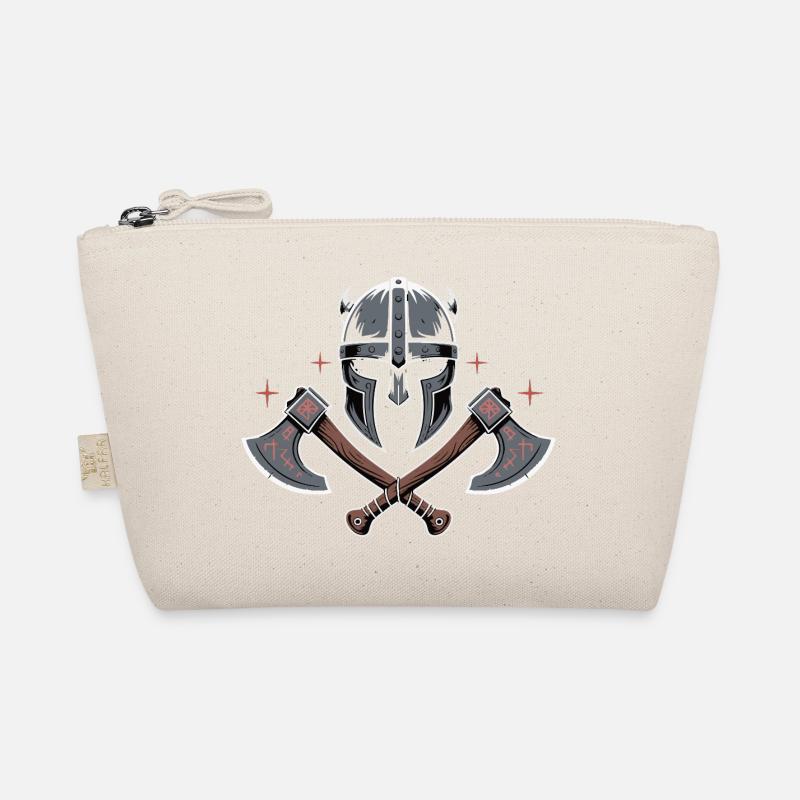 Casque et haches de style barde viking Trousse biologique