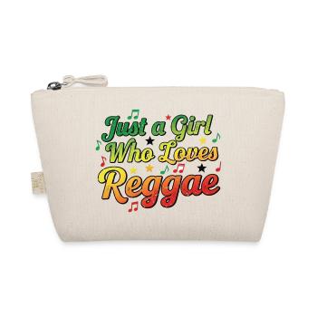 Just a Girl Loving Reggae - Bio-Täschchen - Natur - Vorne