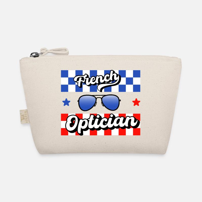 French Optician Profession Gift for Optician Organic Pouch