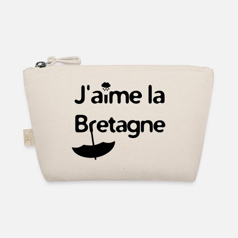I love Brittany! (black version) Organic Pouch