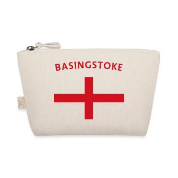 Basingstoke Emblem Retro Abzeichen - Bio-Täschchen - Natur - Vorne