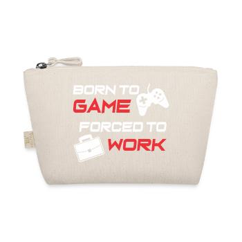 Gamer Work Ethic Graphic Tee - Organic Pouch - nature - Front