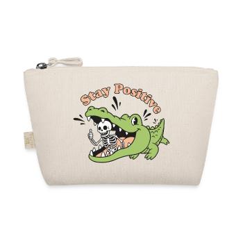 Crocodile vivant et motif squelette - Trousse biologique - nature - Devant