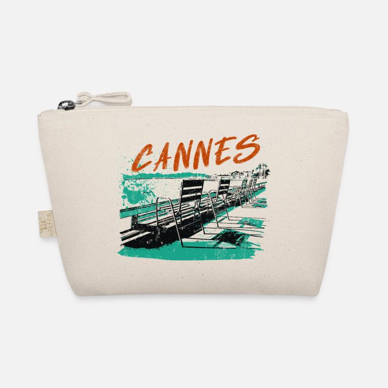 Cannes Côte d'Azur Illustration Organic Pouch