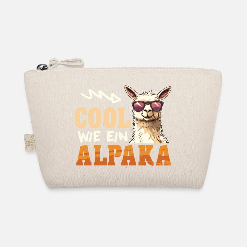 Alpaca Fan COOL AS AN ALPACA Llama Funny Organic Pouch