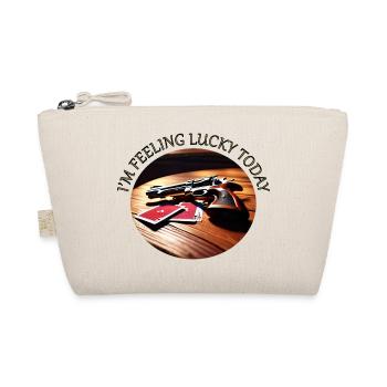 I'm feeling lucky today! - Organic Pouch - nature - Front