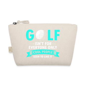 Golf Humor Cool People Love This Game - Bio-Täschchen - Natur - Vorne