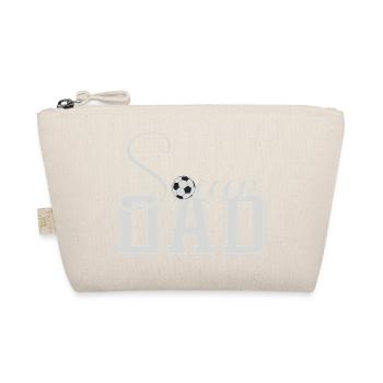 Soccer Dad Varsity Block Text - Organic Pouch - nature - Front