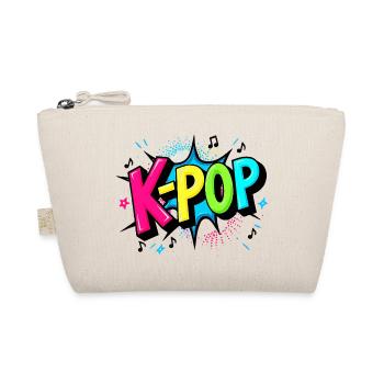 K-Pop Power – Buntes Fan Design - Bio-Täschchen - Natur - Vorne