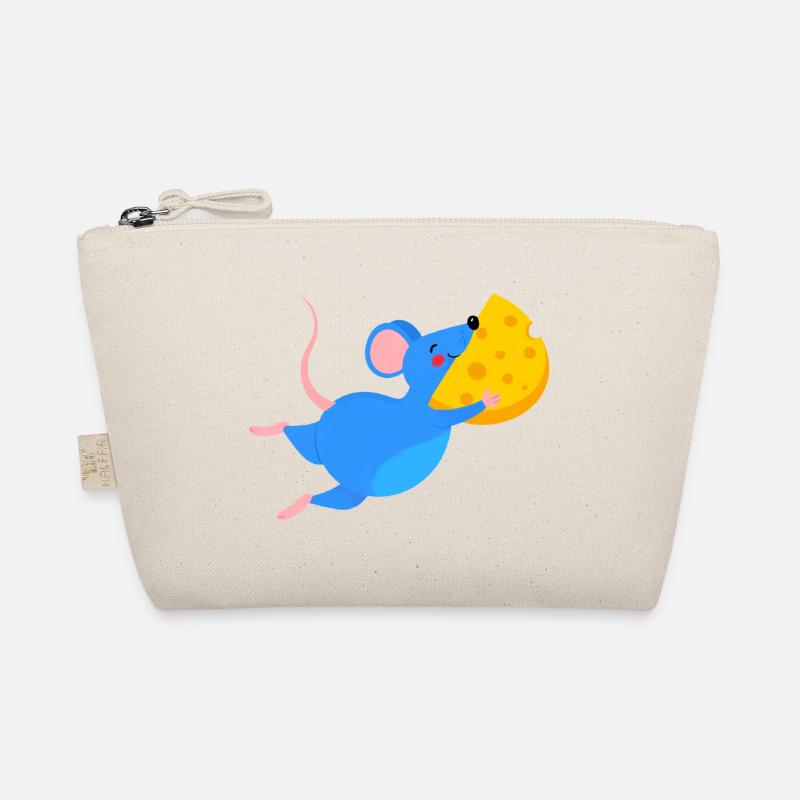 Souris bleue heureuse et fromage jaune Trousse biologique
