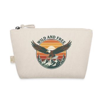 Aigle sauvage et gratuit Rétro Vintage Nature Motif - Trousse biologique - nature - Devant