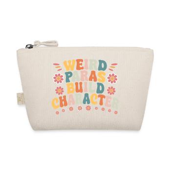 Weird Paras Build Charakter Paraprofessionelle Gans - Bio-Täschchen - Natur - Vorne