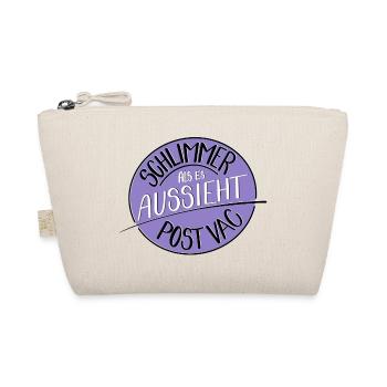 Schlimmer als es aussieht, Post Vac - Bio-Täschchen - Natur - Vorne