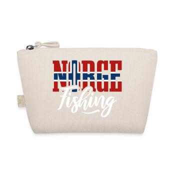 Norge Fishing Flag - Norwegen Angler Geschenk - Bio-Täschchen - Natur - Vorne