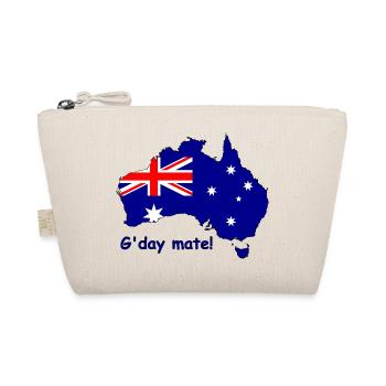 G'day Mate Australische Flagge - Bio-Täschchen - Natur - Vorne