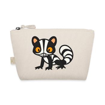 Stinktier Zombie Halloween Zombie - Bio-Täschchen - Natur - Vorne
