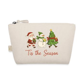 Es ist der Weihnachtsspaß der Saison - Bio-Täschchen - Natur - Vorne