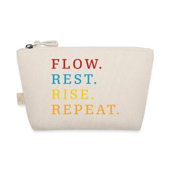 Flow Rest Rise Repeat - Organic Pouch - nature - Front