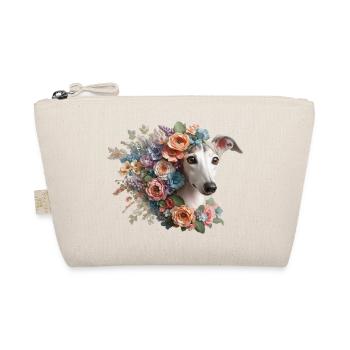 Blumen Galgoherz Nr2 - Bio-Täschchen - Natur - Vorne