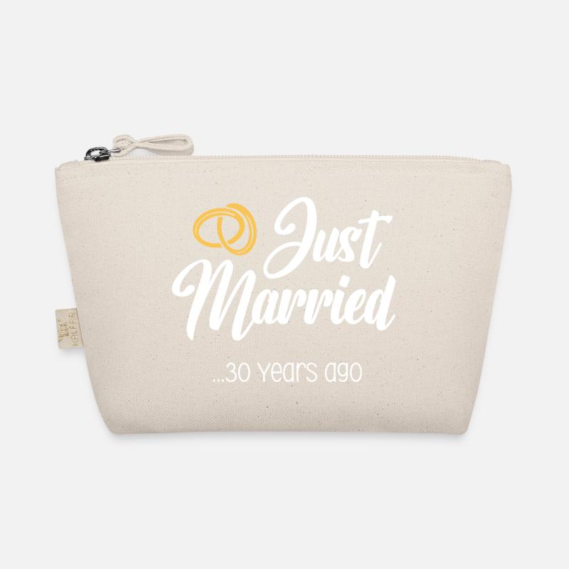 Just Married 30 Jahre Ehe Verheiratet Jubiläum Bio-Täschchen