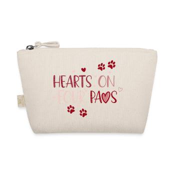 Hearts on Four Paws - Organic Pouch - nature - Front