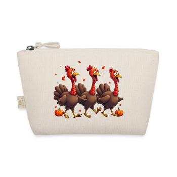 Thanksgiving Truthahn Baby - Bio-Täschchen - Natur - Vorne