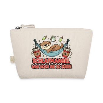Sleeping angel otter in hammock - Organic Pouch - nature - Front