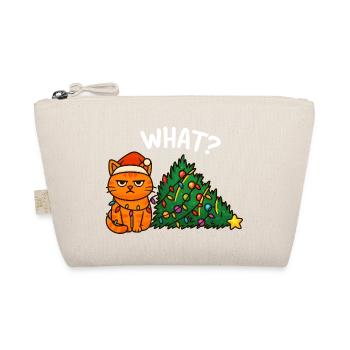 What? Cat Christmas Lights, Cats - Organic Pouch - nature - Front