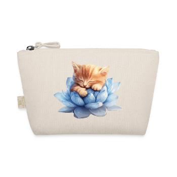 Chaton se reposant sur des succulentes bleues - Trousse biologique - nature - Devant