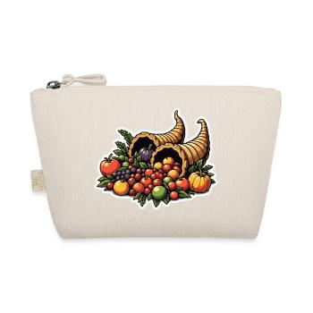 Autumn Harvest Cornucopia - Organic Pouch - nature - Front