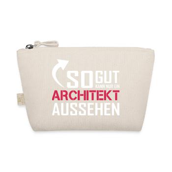 So gut kann nur ein Architekt aussehen - Bio-Täschchen - Natur - Vorne