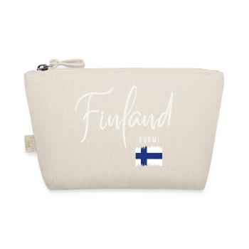 Made in Finland, Finnish roots - Organic Pouch - nature - Front