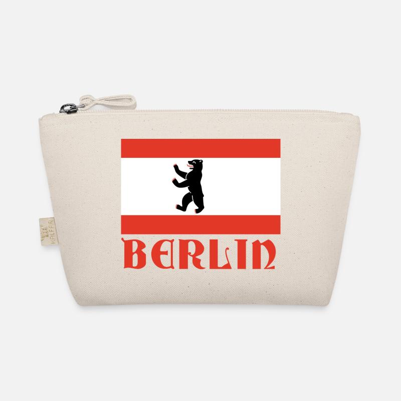 Berlin Bär Flagge Grafik Bio-Täschchen