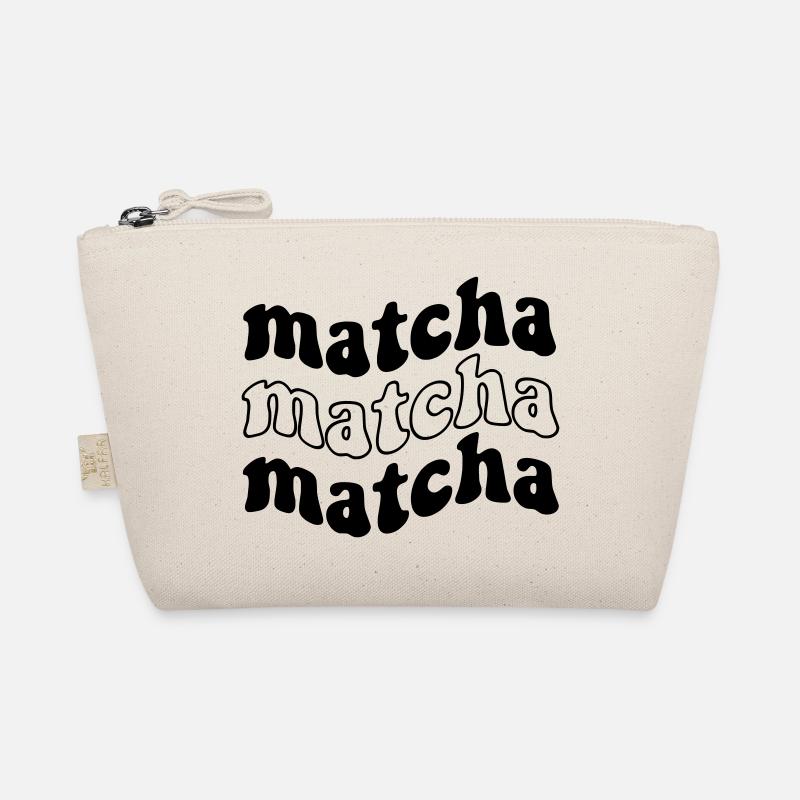 Matcha Matcha Matcha – Trendiges SVG Design - Bio-Täschchen - Natur