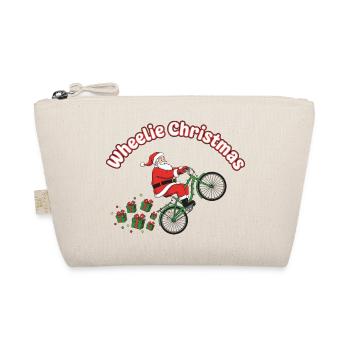 Wheelie Santa Christmas Ride - Organic Pouch - nature - Front