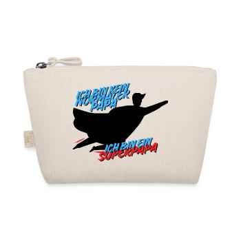 Ich bin ein Superpapa – Hero Dad Design - Bio-Täschchen - Natur - Vorne
