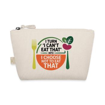 I Choose Not To Eat That Dietitian Expert Coach  - Organic Pouch - nature - Front