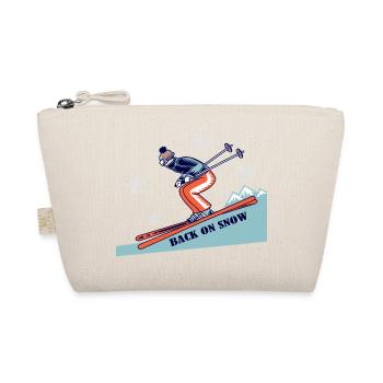 Retour sur neige : ski rétro - Trousse biologique - nature - Devant